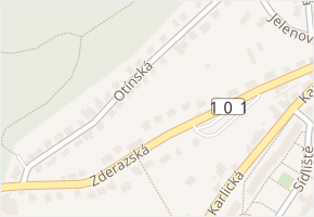 Otínská v obci Praha - mapa ulice