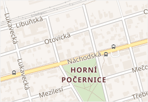 Otovická v obci Praha 4 - mapa ulice