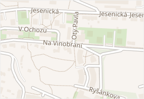 Oty Pavla v obci Praha - mapa ulice