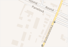 Panelová v obci Praha - mapa ulice