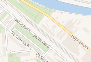 Papírenská v obci Praha - mapa ulice