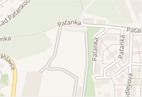 Paťanka v obci Praha 13 - mapa ulice