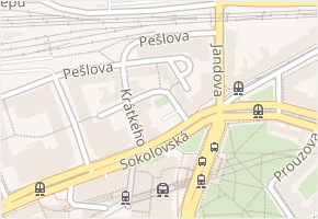 Pešlova v obci Praha - mapa ulice