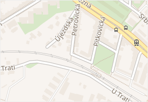Petrovická v obci Praha - mapa ulice