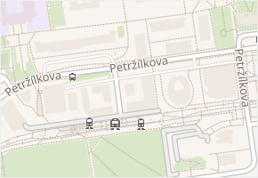 Petržílkova v obci Praha 8 - mapa ulice