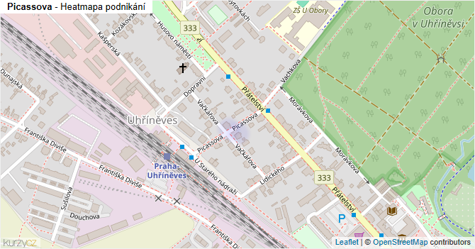 Picassova - mapa podnikání