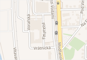 Pískařská v obci Praha - mapa ulice