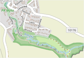 Planerových v obci Praha 21 - mapa ulice
