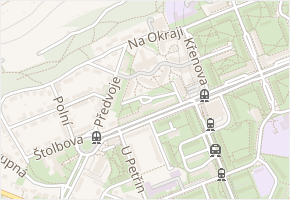 Pláničkova v obci Praha - mapa ulice