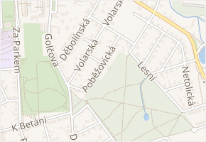Poběžovická v obci Praha - mapa ulice