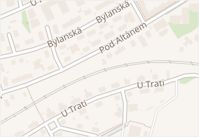 Pod altánem v obci Praha - mapa ulice