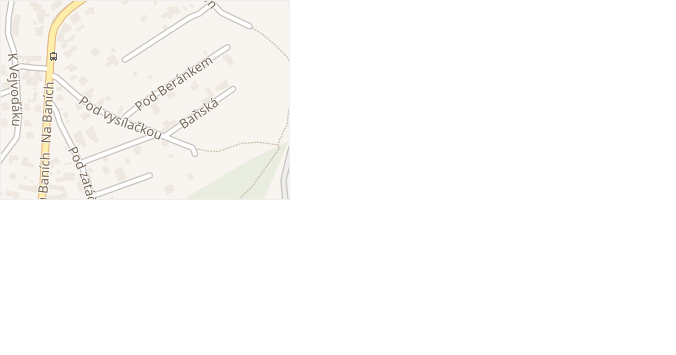 Pod Beránkem v obci Praha - mapa ulice