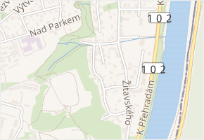 Pod chaloupkami v obci Praha - mapa ulice