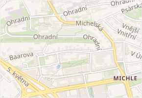 Pod farou v obci Praha - mapa ulice