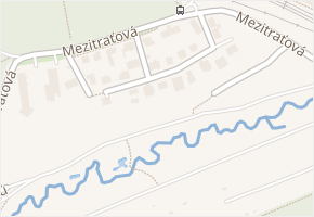 Pod hloubětínskou zastávkou v obci Praha - mapa ulice