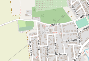 Pod Horkami v obci Praha - mapa ulice