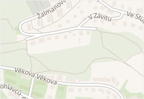 Pod Jiráskovou čtvrtí v obci Praha - mapa ulice