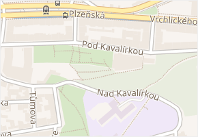 Pod Kavalírkou v obci Praha 5 - mapa ulice