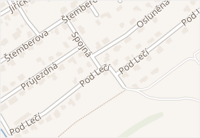 Pod Lečí v obci Praha 14 - mapa ulice