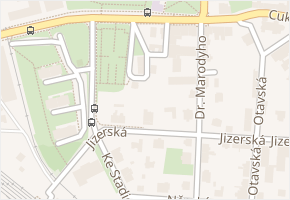 Pod návsí v obci Praha - mapa ulice