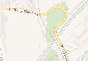Pod plynojemem v obci Praha - mapa ulice