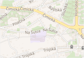 Pod přesypem v obci Praha - mapa ulice