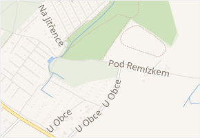 Pod remízkem v obci Praha - mapa ulice