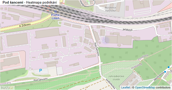 Pod šancemi - mapa podnikání