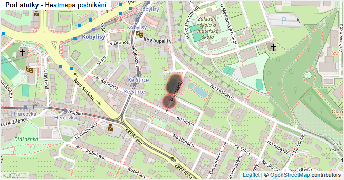 Pod statky - mapa podnikání