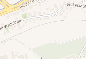 Pod viaduktem v obci Praha - mapa ulice