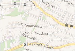 Pod Vlachovkou v obci Praha - mapa ulice