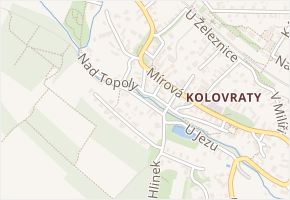 Pod zvoničkou v obci Praha - mapa ulice