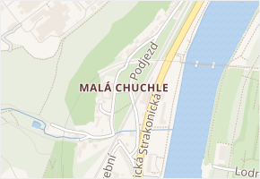 Podjezd v obci Praha - mapa ulice