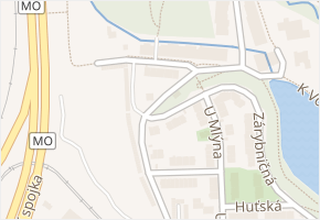 Podle náhonu v obci Praha - mapa ulice