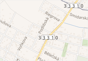 Podlibská v obci Praha 4 - mapa ulice