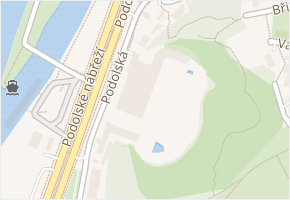 Podolská v obci Praha - mapa ulice