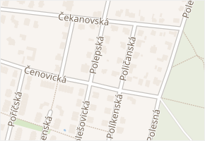 Polepská v obci Praha - mapa ulice