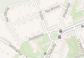 Polní v obci Praha - mapa ulice