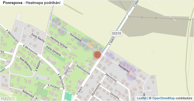 Ponrepova - mapa podnikání