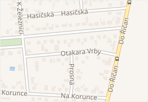 Pplk. Nováčka v obci Praha - mapa ulice