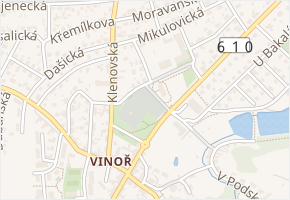 Prachovická v obci Praha 17 - mapa ulice
