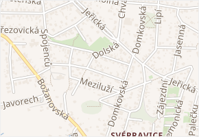 Prachovská v obci Praha 9 - mapa ulice