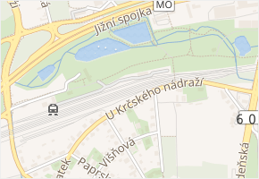 Před nádražím v obci Praha - mapa ulice