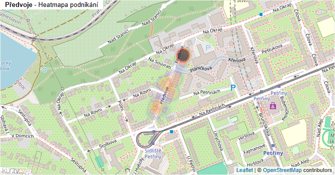 Předvoje - mapa podnikání