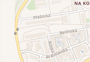 Přeštická v obci Praha - mapa ulice