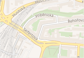 Příběnická v obci Praha 2 - mapa ulice