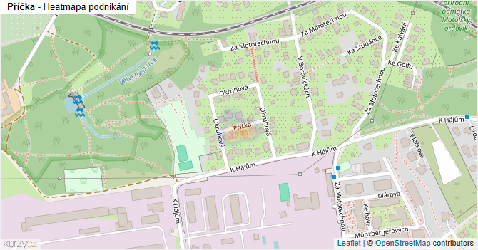 Příčka - mapa podnikání