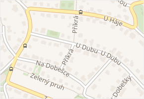 Příkrá v obci Praha 5 - mapa ulice