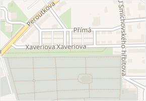 Přímá v obci Praha - mapa ulice