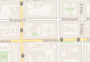 Přístavní v obci Praha 4 - mapa ulice
